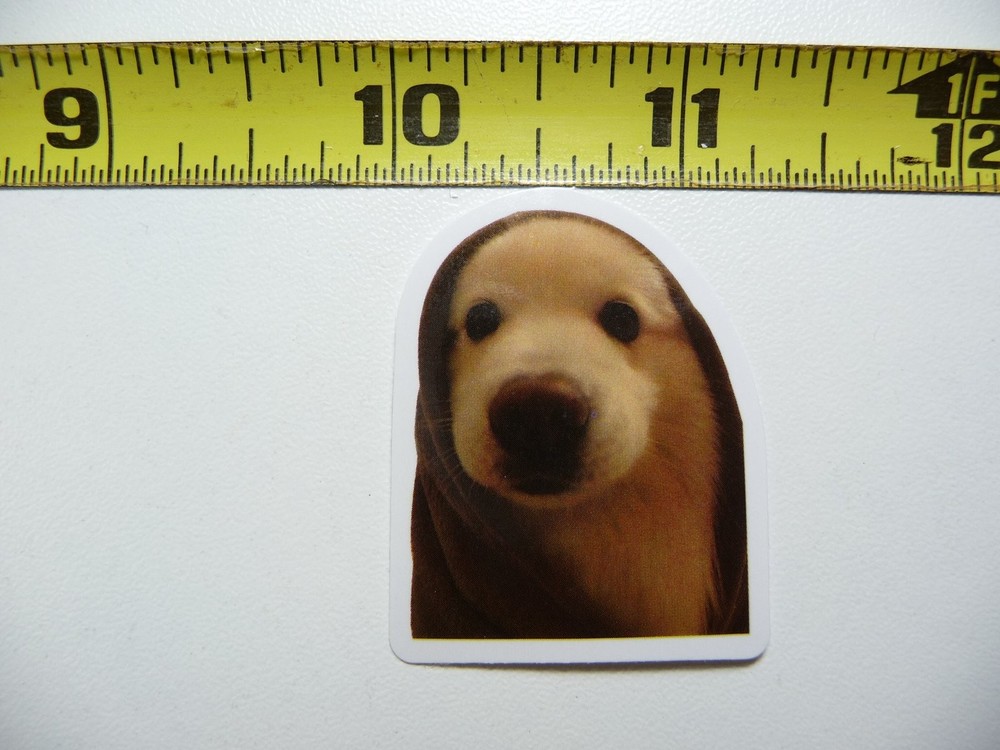 Fun Cute Dog Sticker Decal AX145 Small Towel for Pets