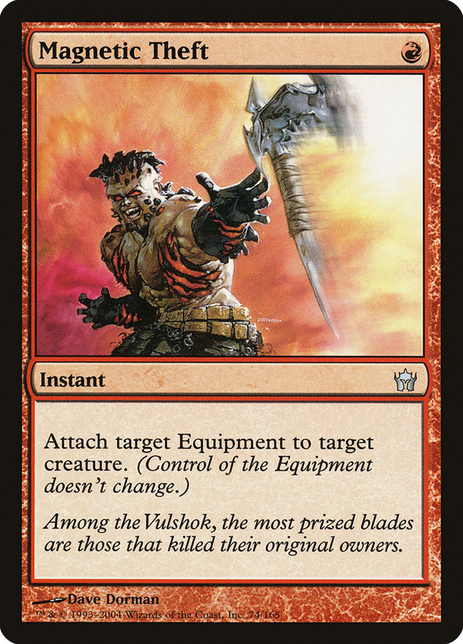MTG Magic the Gathering Magnetic Theft (74/165) Fifth Dawn LP