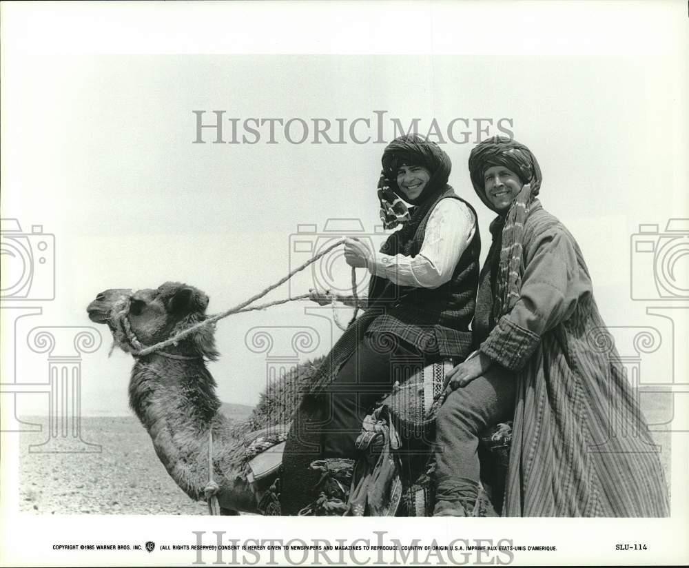 1985 Press Photo Chevy Chase and Dan Aykroyd star in the comedy 