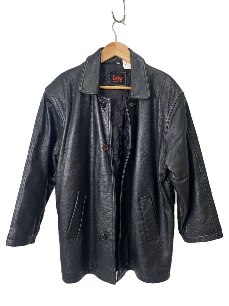 Leather Jacket Blouson/-/Cowhide/Blk 8922