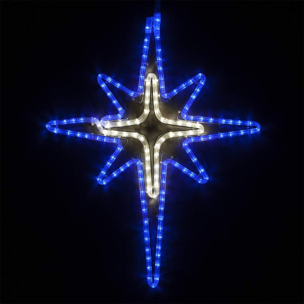 Wintergreen Lighting LED Star Lights Christmas Outdoor Christmas LED Rope Light