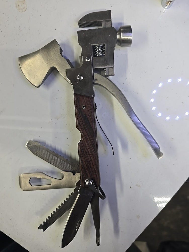 Camping Gear Multitool, Cool & Unique Birthday Gifts for Men Dad Axe-1