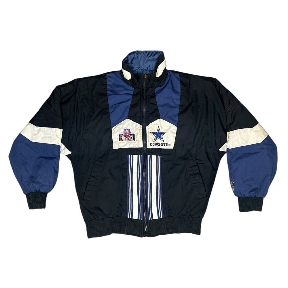 Vintage 90s NFL Dallas Cowboys Reversible Puffer Jacket in Size S