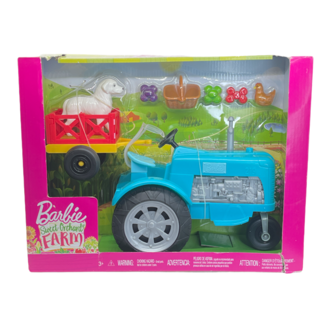 Barbie Sweet Orchard Farm™ Tractor and Accessories Set (GFF49)
