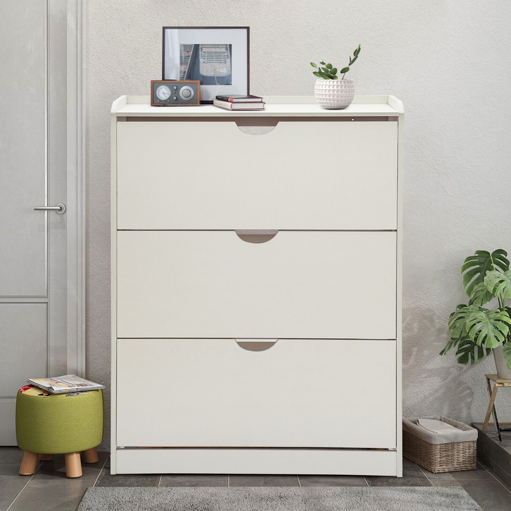 Shoe Cabinet, Shoe Storage Cabinet, Entryway Shoe Organizer Rack