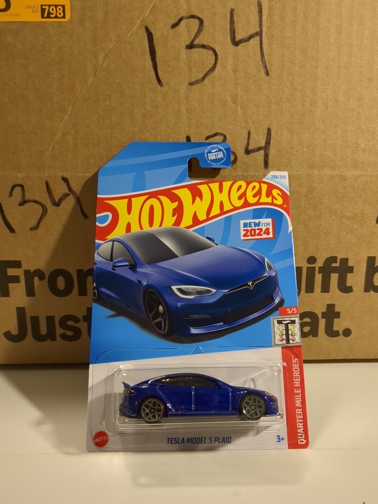 2024 Hot Wheels Quarter Mile Heroes Tesla Model S Plaid 238/250
