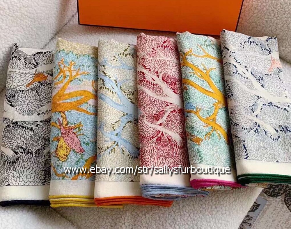 70% Cashmere 30% Silk Double-Face Shawl Scarf 53
