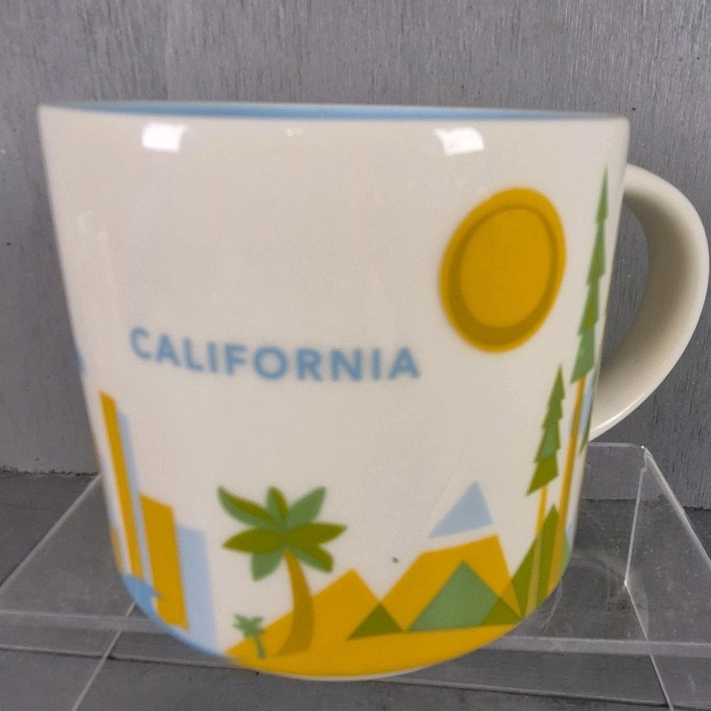 Starbucks You Are Here California 14 oz Mug Collectable 2015 Pre Owned No Box