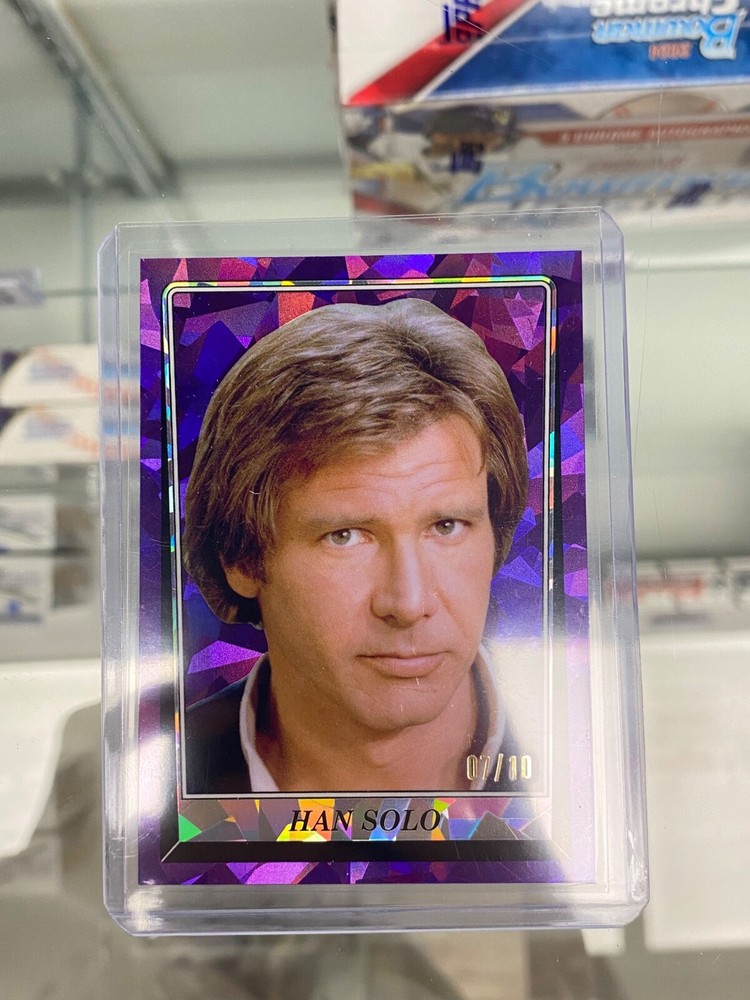 2023 Topps Chrome Star Wars Sapphire ROTJ Han Solo /10