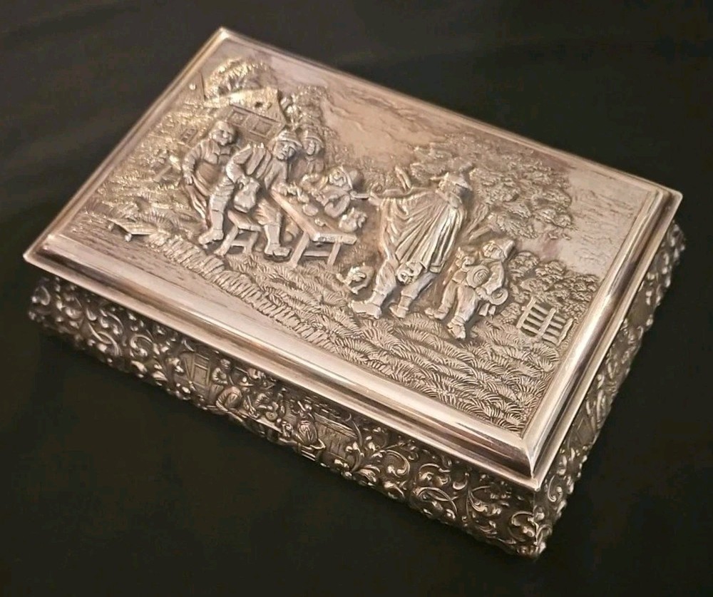 Vintage Dutch made EPNS rectangular box