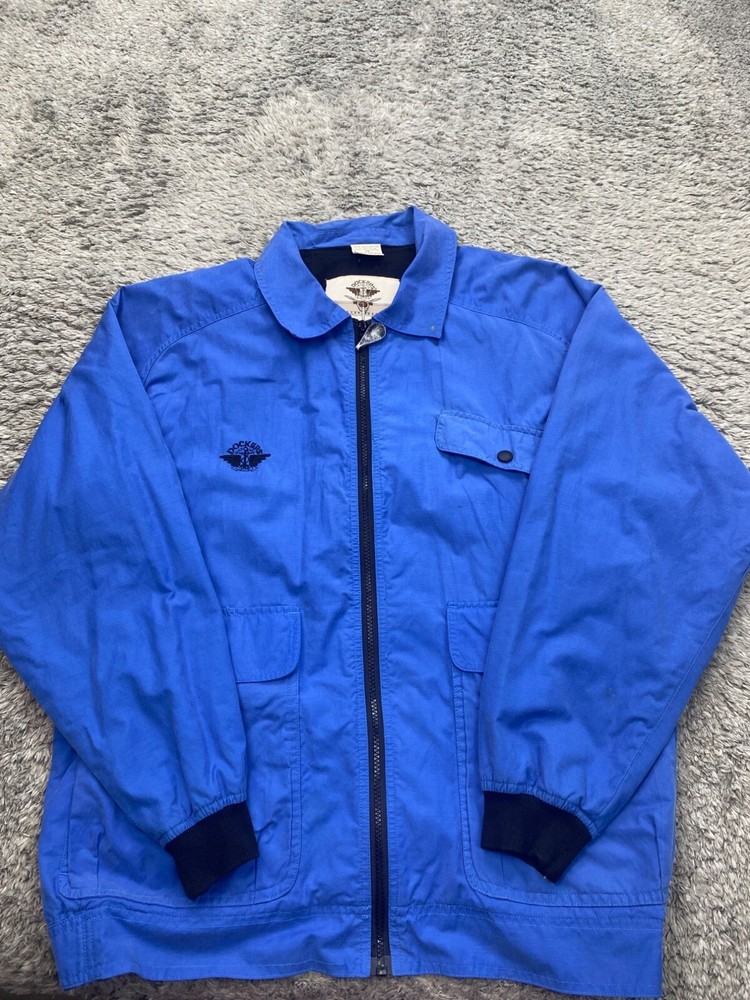 Vtg Dockers x Levis Jacket Mens Medium Full Zip Parka Vented Field Chore Coat