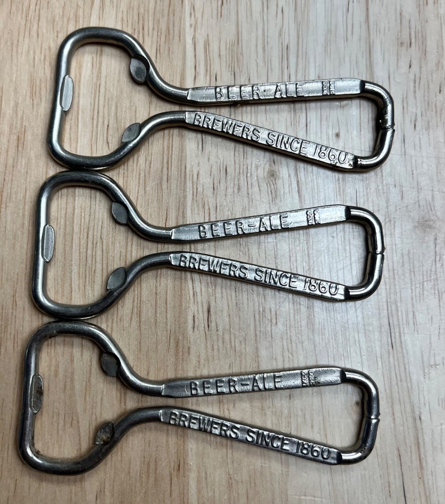 Vintage Schmidts Beer Bottle  Openers - Lot of 3