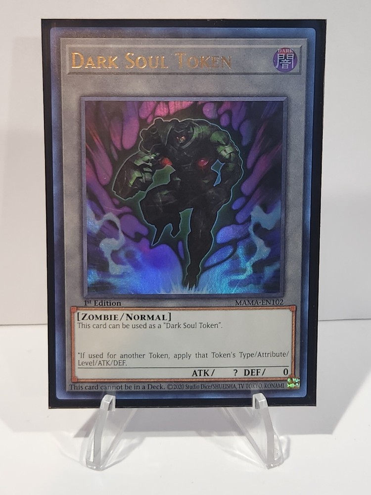 Yugioh Dark Soul Token MAMA-EN102 Ultra Rare 1st Edition Near Mint
