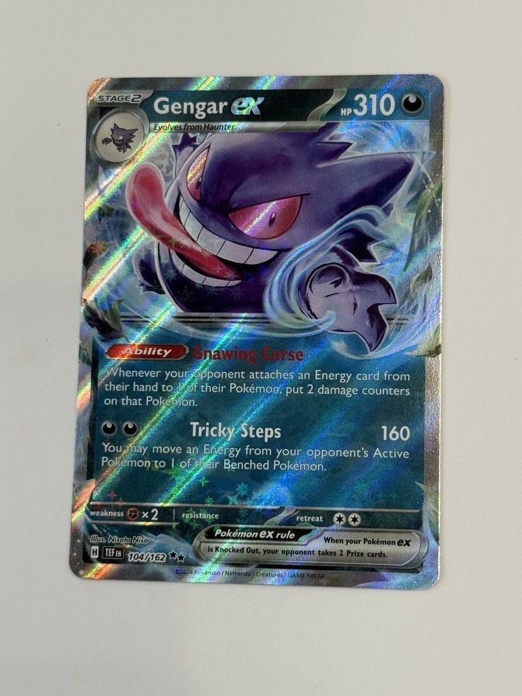 Gengar ex 104/162 Holo from Pokemon TCG Temporal Forces