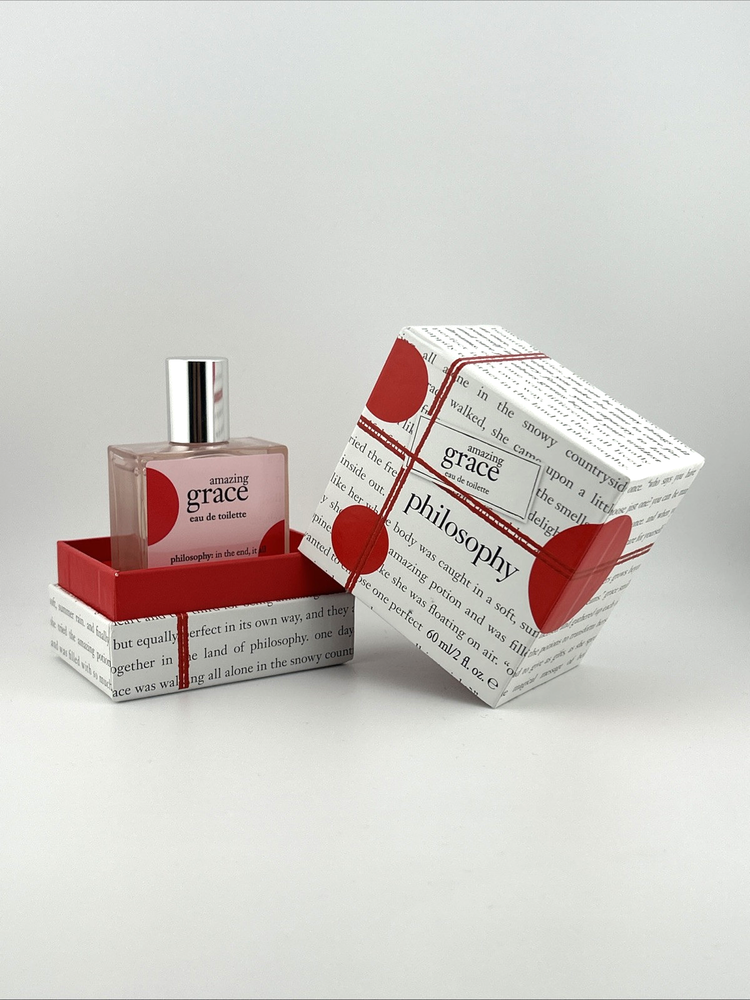 Amazing Grace Eau de Toilette by Philosophy – 2oz 60ml Fresh Floral Fragrance  