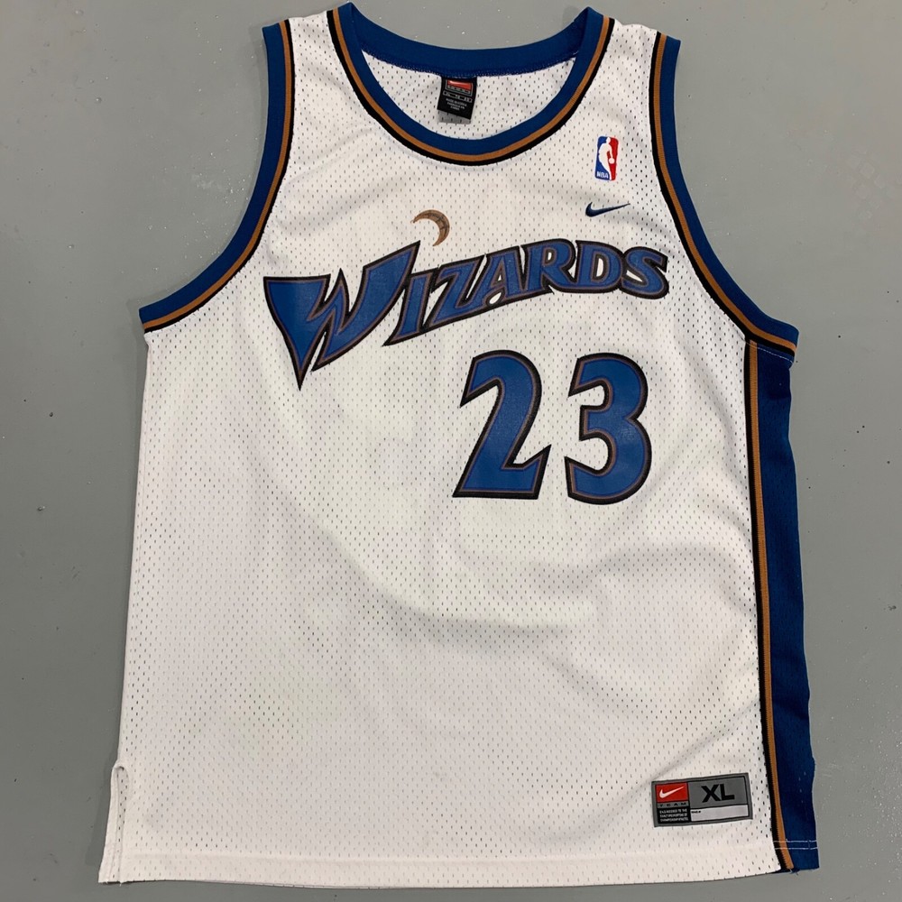Vintage Nike NBA Washington Wizards Michael Jordan #23 Basketball Jersey Mens XL