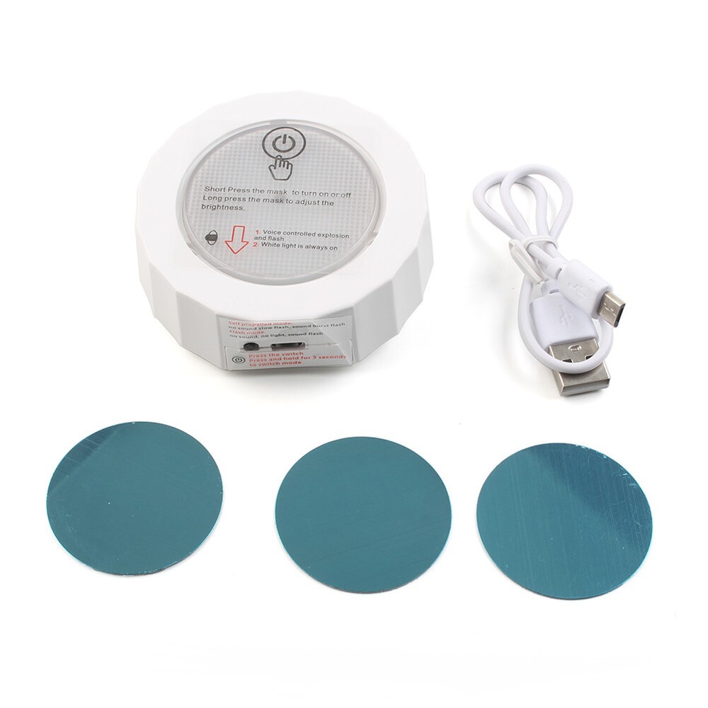 LED Light Mini Wireless Car Interior Reading Lighting Car Room Read Lamp White