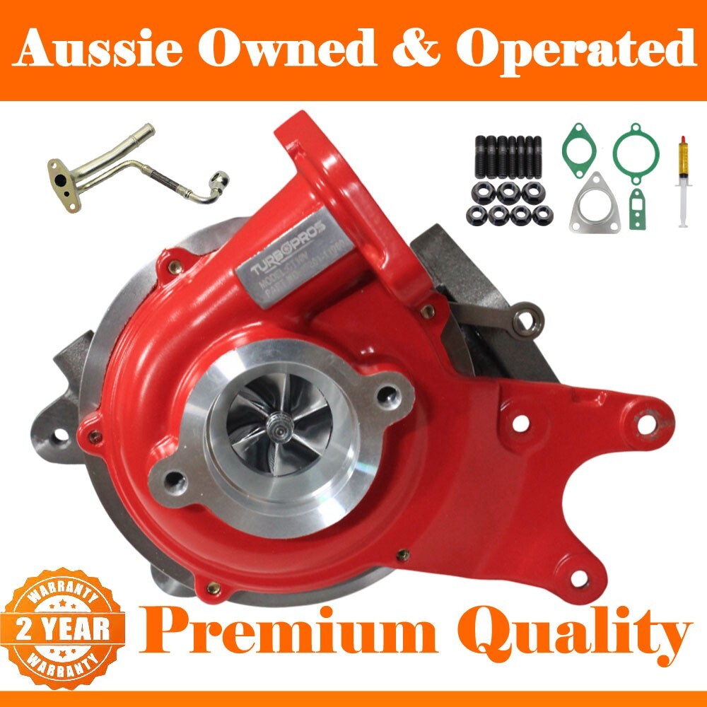 High Flow Turbo Kit No Actuator with Oil Feed Pipe for Toyota LC Prado 1GD-FTV 2.8L Diesel