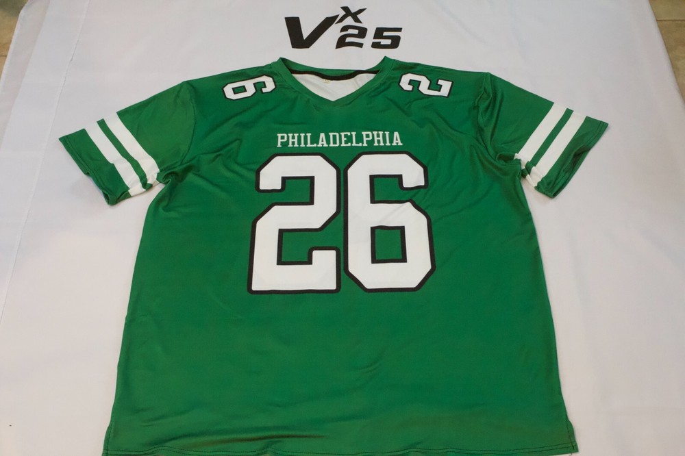 NEW Men's Eagles Saquon Barkley Throwback Green Jersey Size 2XL