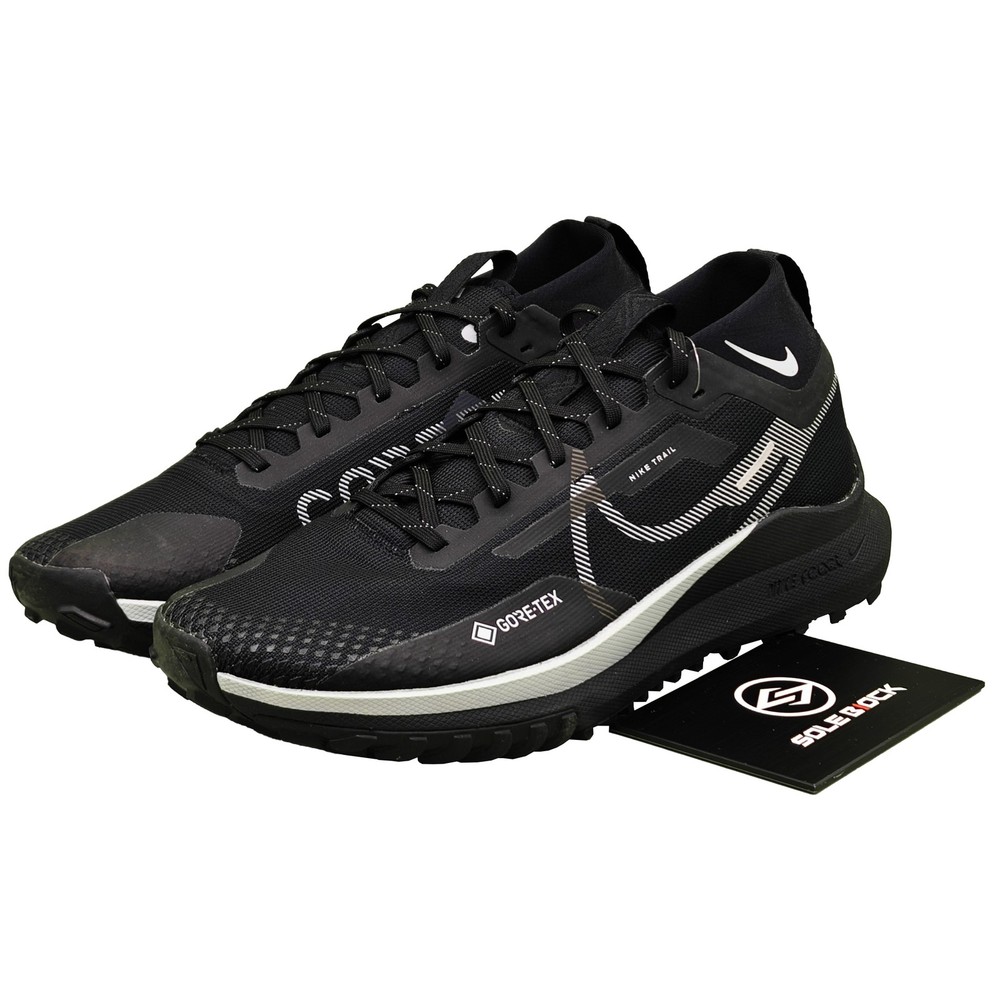 Size 8 - Nike React Pegasus Trail 4 GORE-TEX Black Reflect Silver