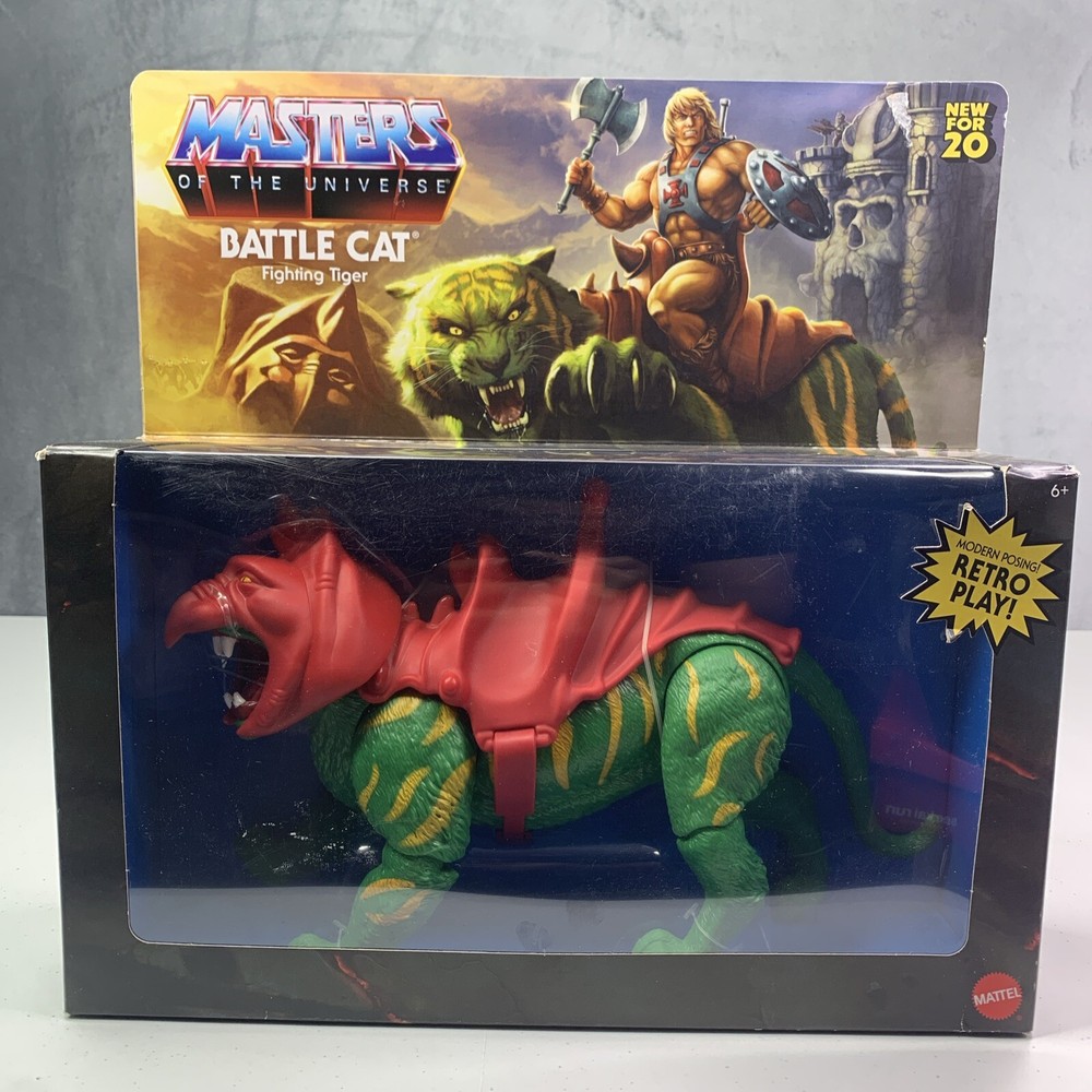 Masters of the Universe Origins Battle Cat 6.75 Inch Action Figure with Sword and Armor