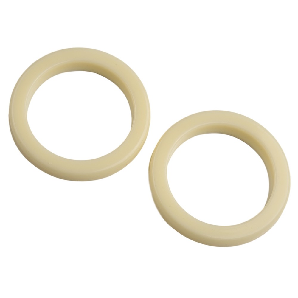 54mm Beige Silicone Rubber O-Rings Seal Rings for Tools and Filters - Set of 2