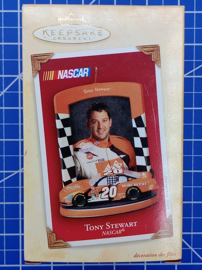 Hallmark Keepsake Christmas Ornament NASCAR Tony Stewart #20 Racing Car