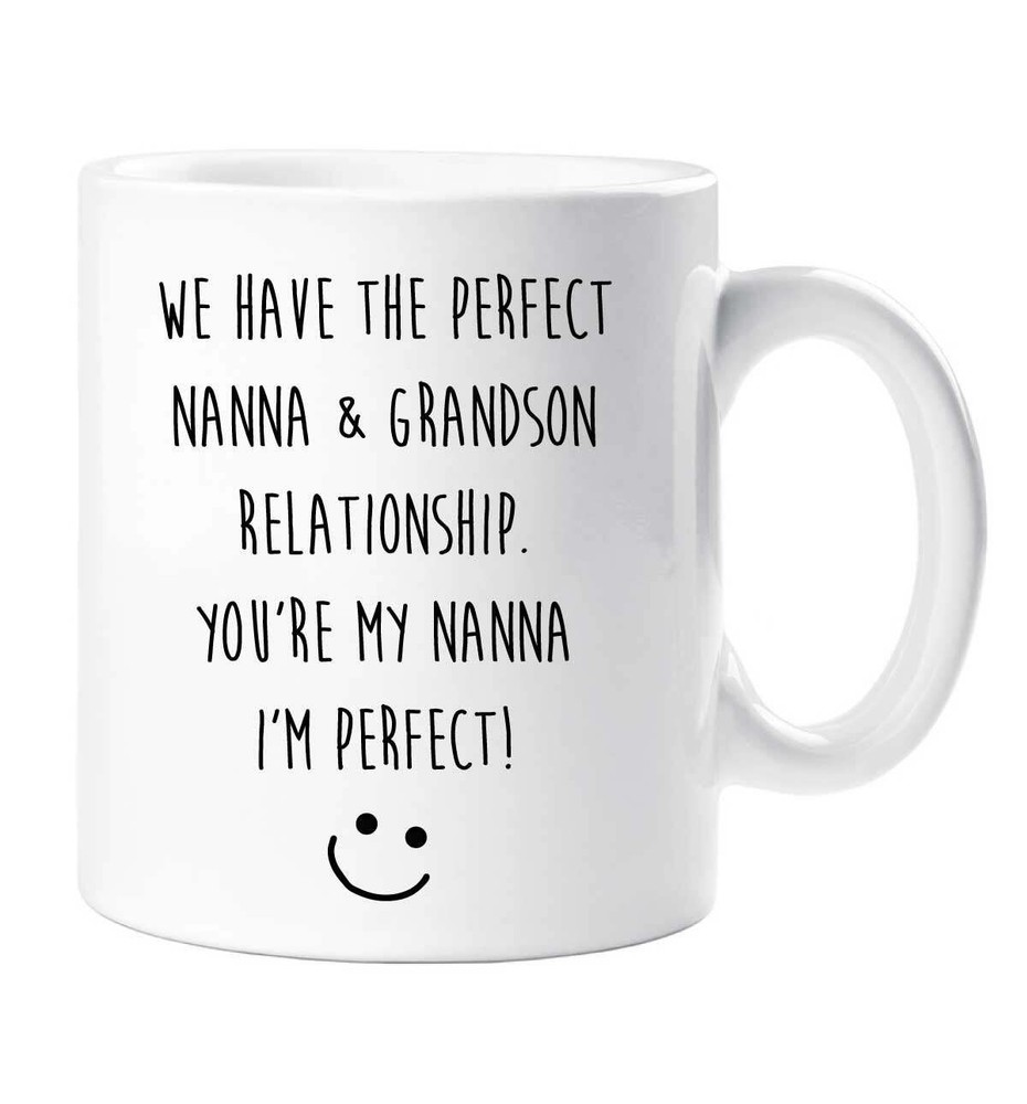 Nanna Mug - Celebrate the Perfect Nanna & Grandson Bond