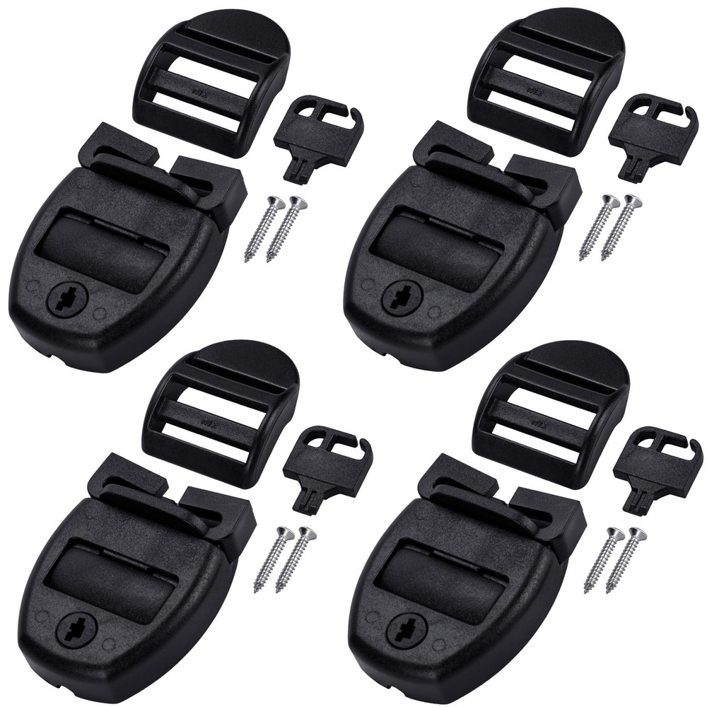 4 Sets Spa Hot Tub Cover Clips, Hot Tub Cover Broken Latch Repair Kit, Replac...