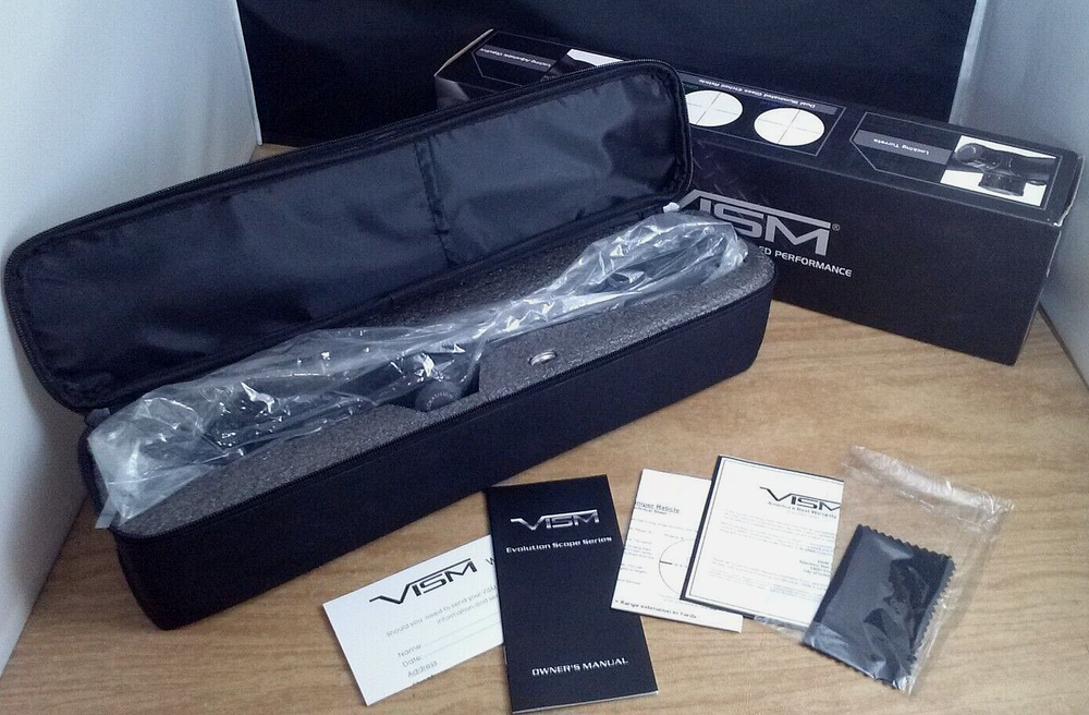 Vism NcStar Evolution 2.5-10x50 P4 Sniper Scope Illuminated VEVOFP251050G NEW