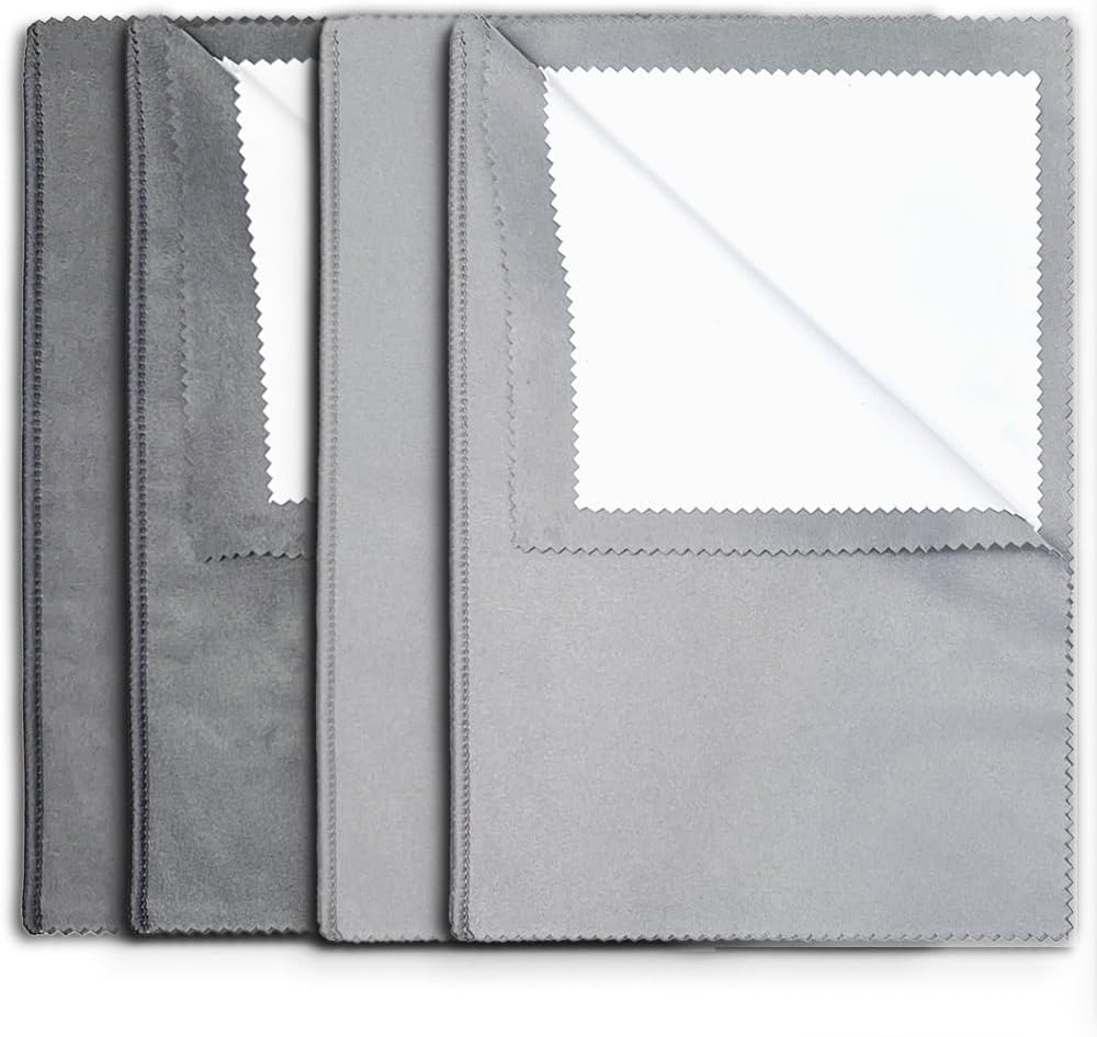 4Pcs Large Polishing Cloths for Gold Silver Platinum Jewelry Cleaning