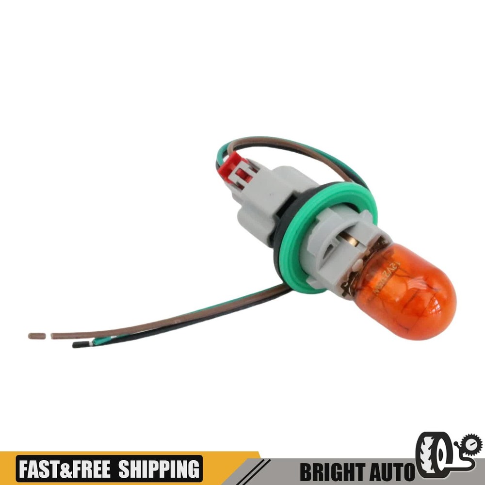 Turn Signal Park Light Socket+Bulb+Connector LH or RH Fits Dart Dodge 2013-2016