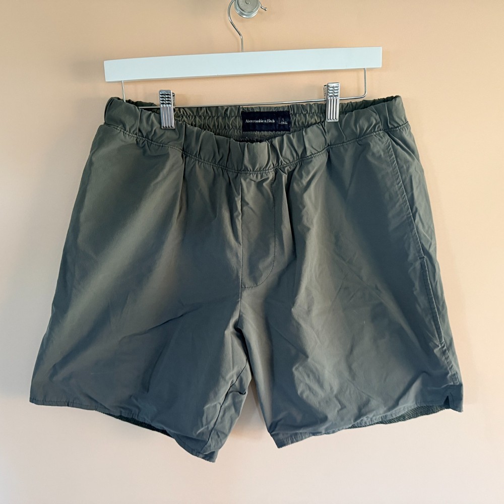 Abercrombie & Fitch Forest Green Swim Trunks Shorts Men's Size Large L