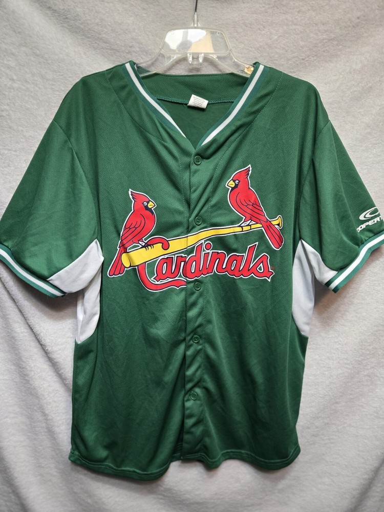 MLB St. Louis Cardinals SGA Green Baseball Jersey Unisex Sz XL