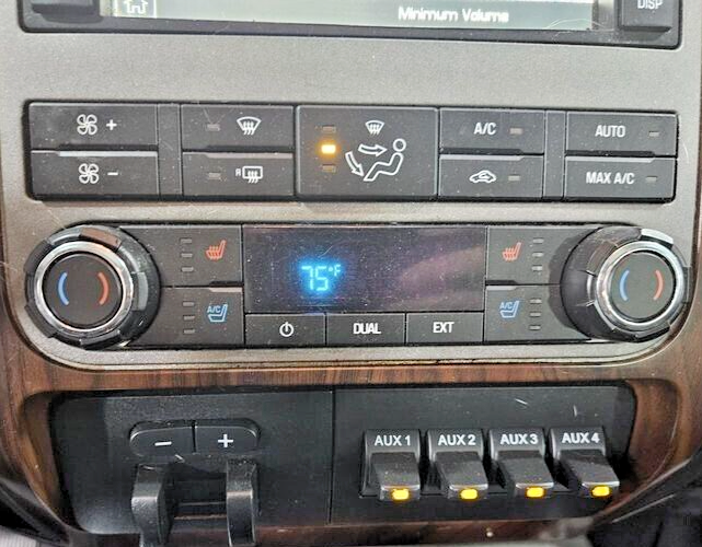 2011-2012 FORD F250SD F350SD F450SD Automatic A/C Heater Temperature Control OEM