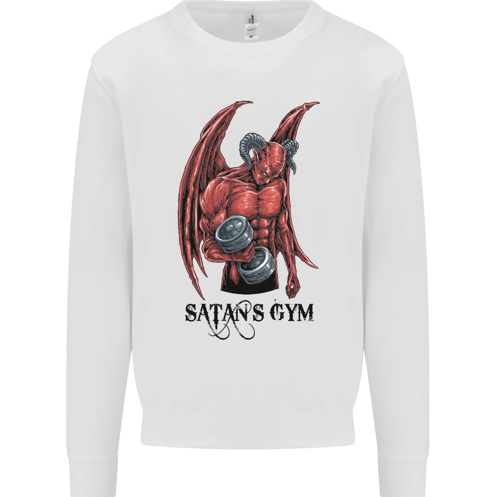 Satans Gym Bodybuilding Training Top Mens Sweatshirt Jumper