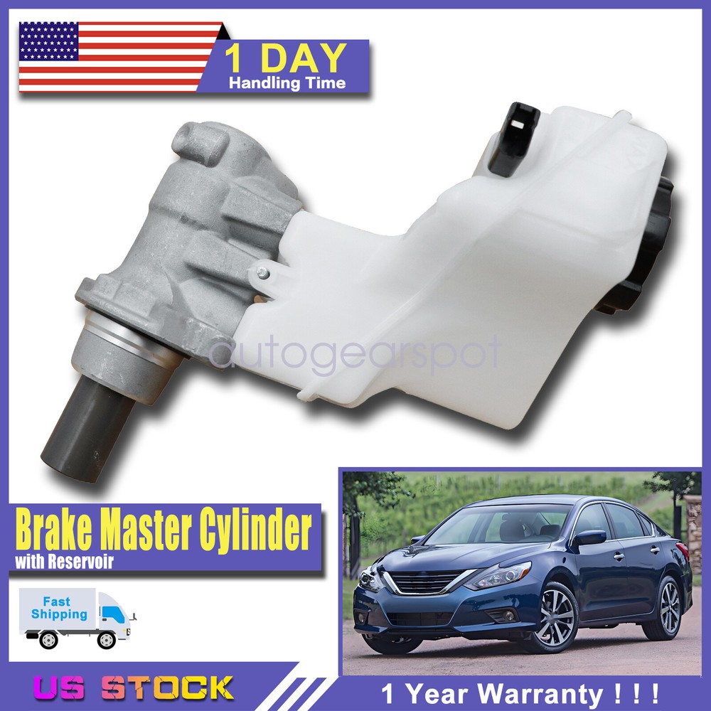 For Nissan Altima 12-17 Maxima 16-17 Sedan Brake Master Cylinder with Reservoir