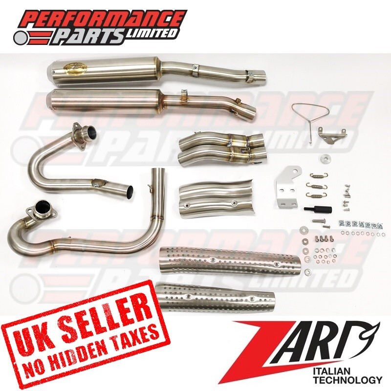 Royal Enfield Continental GT 650 2022 Zard Flat High Level 2>2 Exhaust System