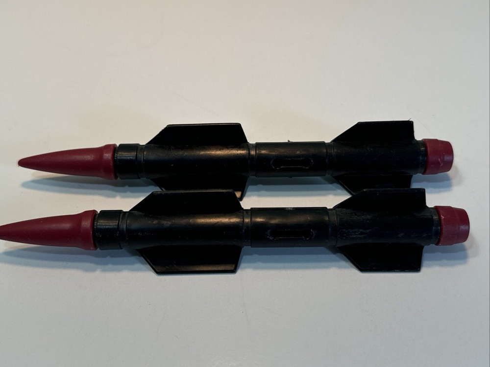 2 Cobra Bugg Torpedo Missiles 1988 GI Joe Vintage Hasbro Action Figure Vehicle