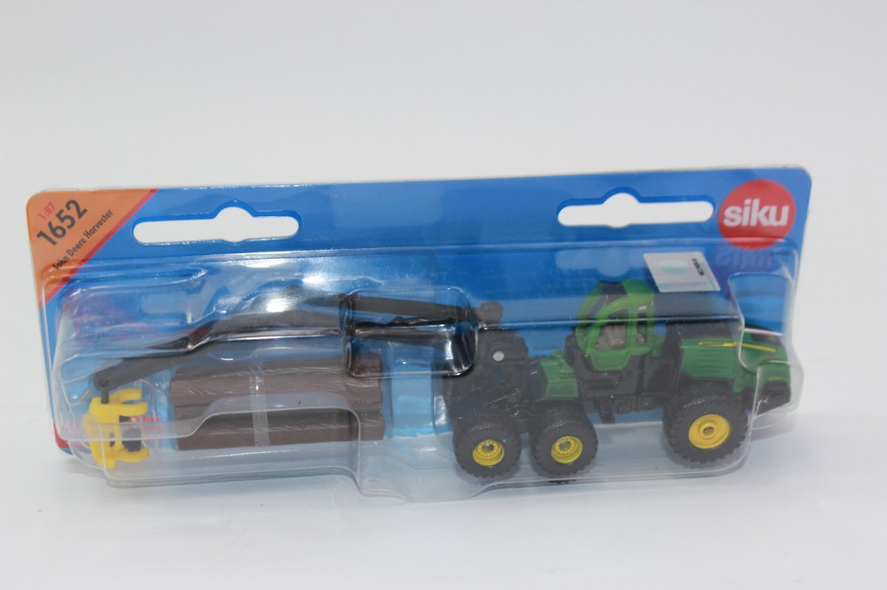 Siku 1652 Harvester John Deere with Tree Trunks Original Packaging