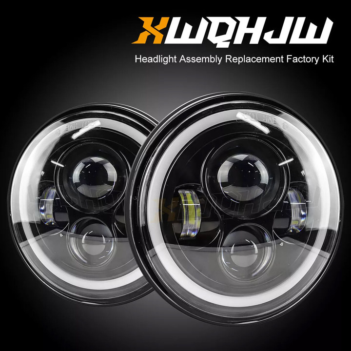 7 Inch Round Hi/Lo Sealed Beam Headlight Pair for Chevy 3100 Pickup