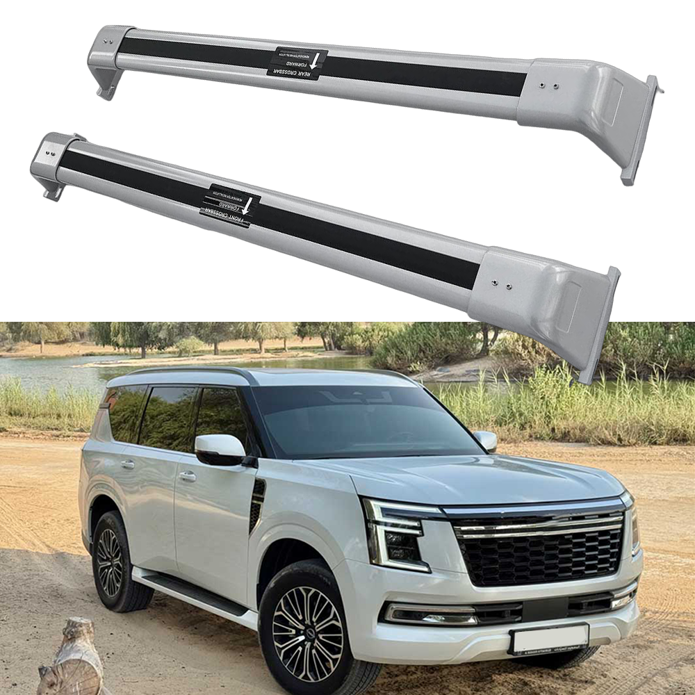 2PCS Cross Bars Fit for Nissan Armada Patrol Y63 2025 2026 Roof Rack Bar Carrier