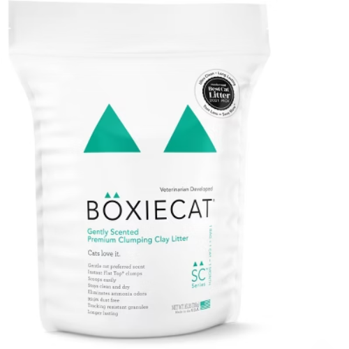 Boxiecat Gently Scented Odor Control Clumping Clay Cat Litter