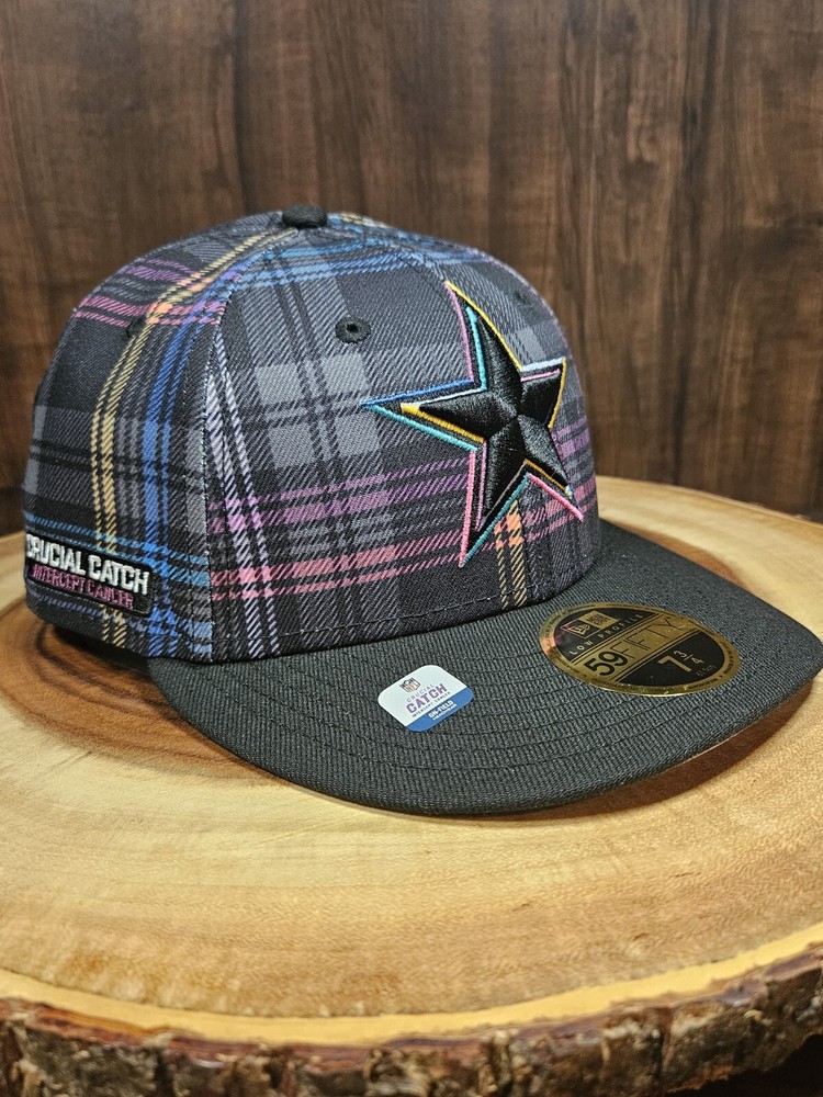 Dallas Cowboys NFL Intercept Cancer 59Fifty Fitted Cap Size 7 3/4