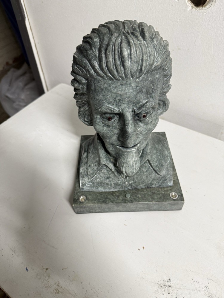 Animated Gemmy Man Talking Bust with Moving Mouth, Eyes, and Red Light-Up Feature