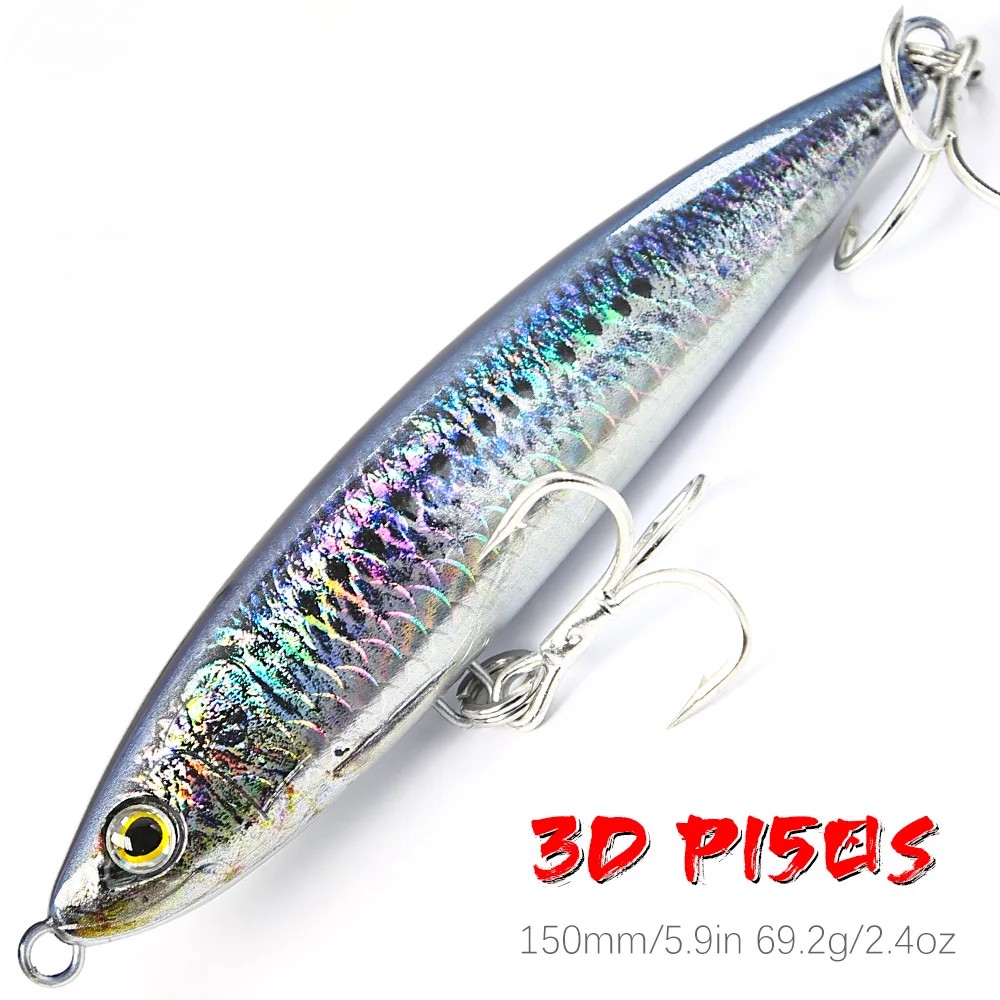 Fishing Lure Stickbait Lure Top Water Fishing Saltwater Stick Artificial Bait