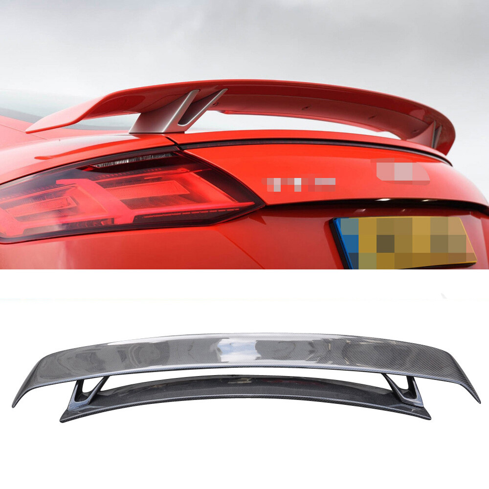 Carbon Fiber Rear Trunk Lip Wing Spoiler For 2008-2014 Audi Mk2 TT 8J TTS 2DR