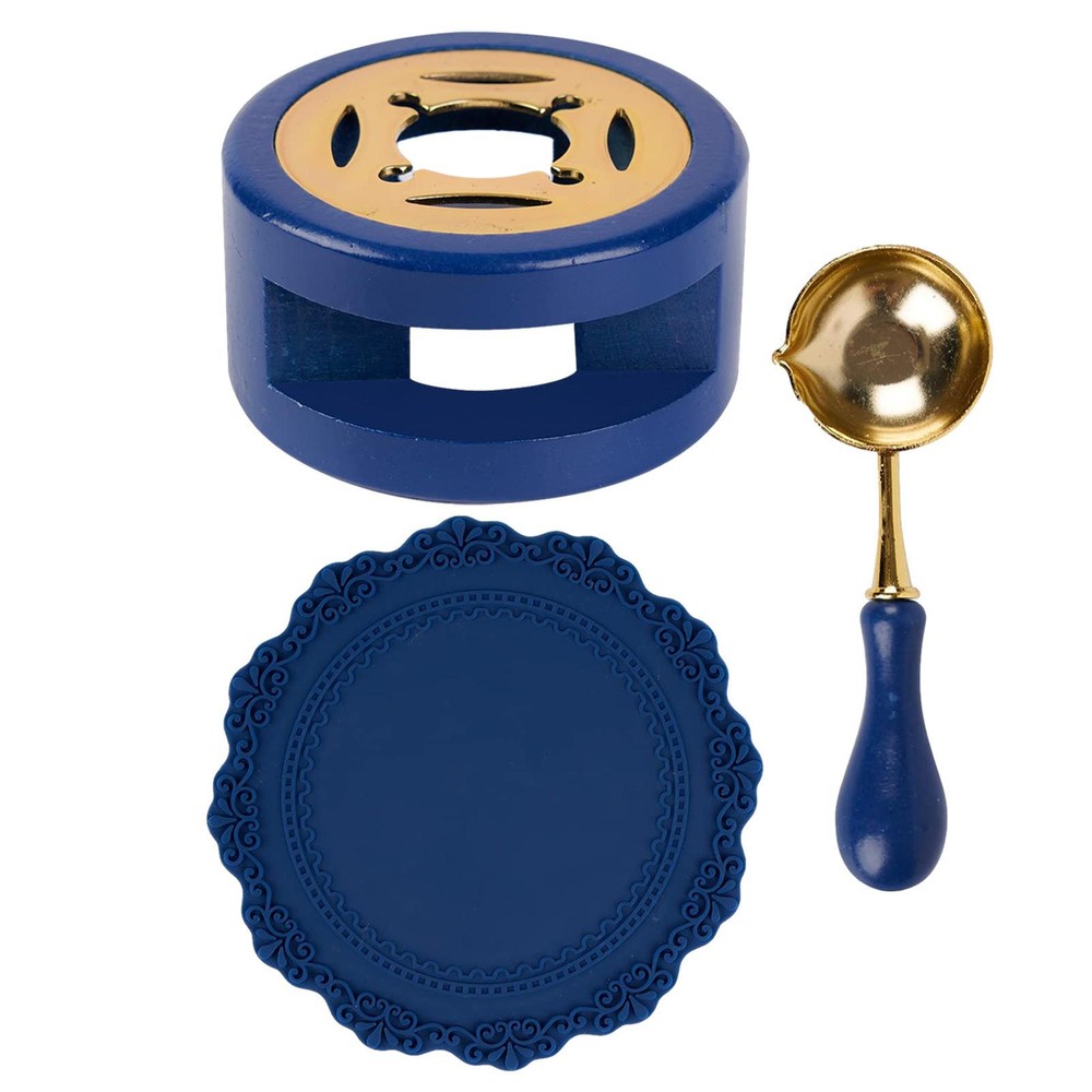 Wax Seal Stamp Set Kit For Letter Mail Invitations Cards Post Decoration