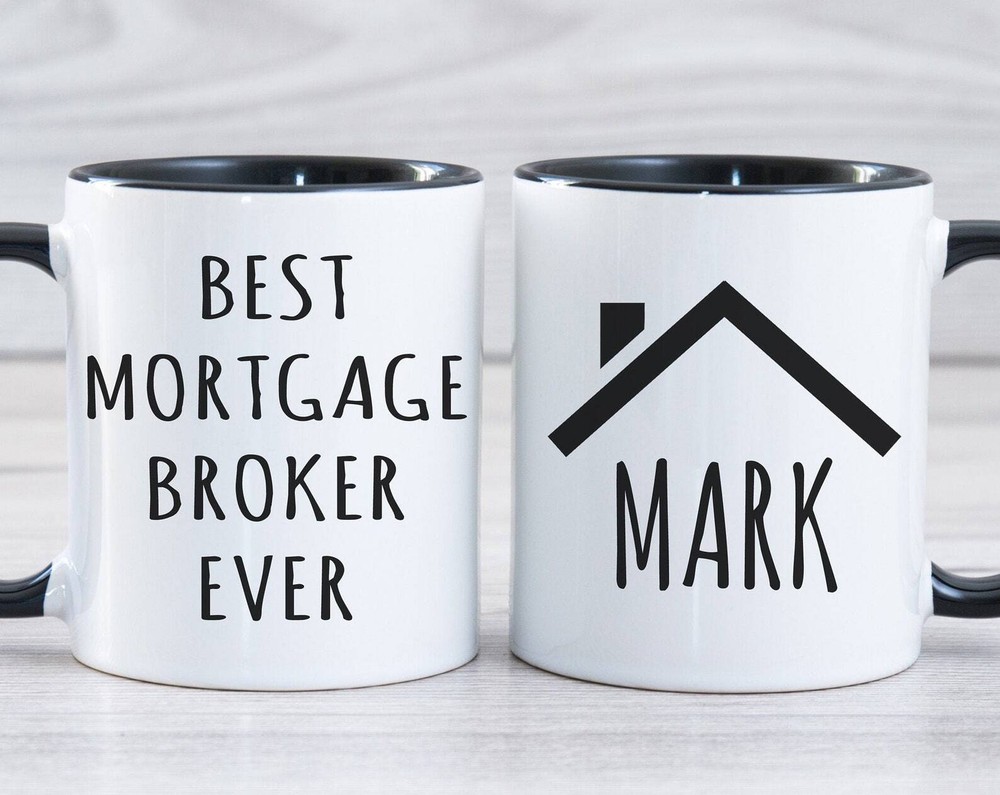Mortgage Broker Mug Mortgage Broker Gifts Personalized Gift For Mortgage Broker