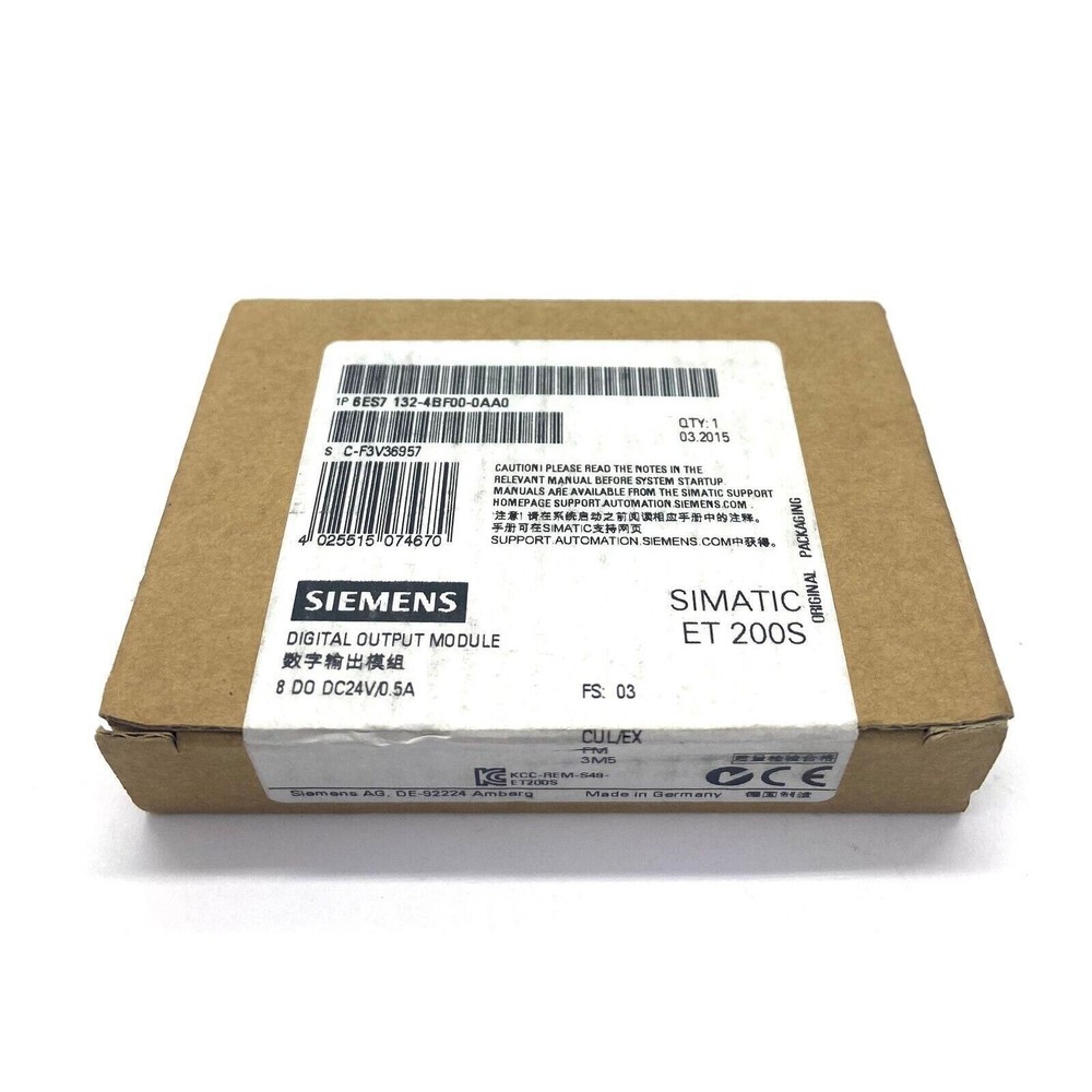 1pc Siemens 6ES7 132-4BF00-0AA0 6ES7132-4BF00-0AA0 Electronics module for ET200S